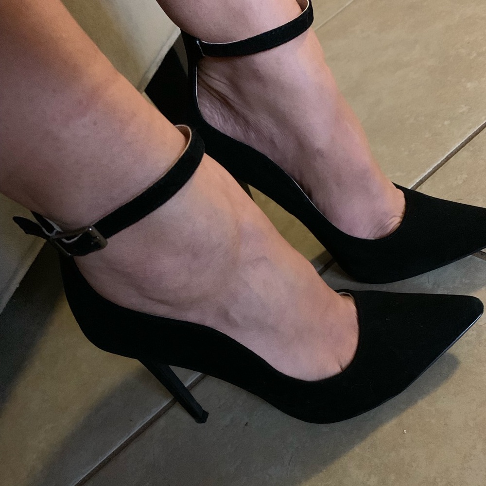 Black high heels